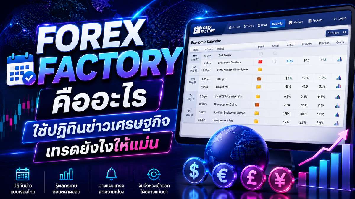 Forex Factory คืออะไร ใช้ปฏิทินข่าวเศรษฐกิจเทรดยังไงให้แม่น